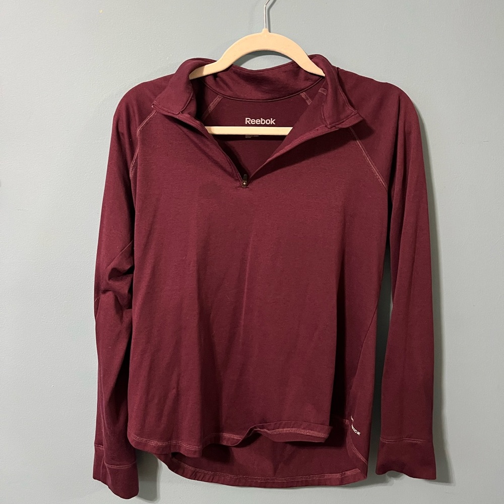 Reebok quarter zip sweatshirt